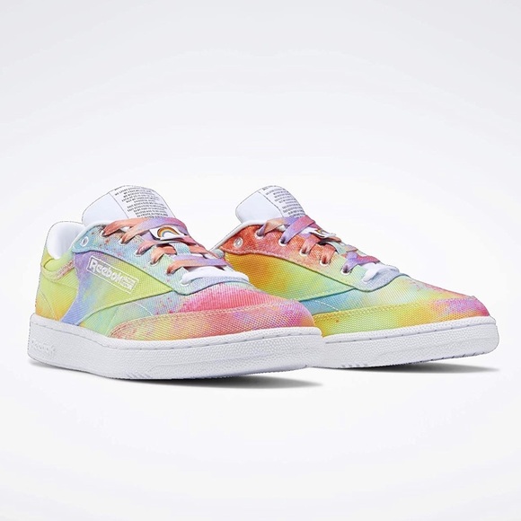 reebok club c 85 white rainbow